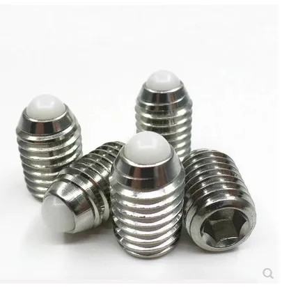 20 шт. M3 * 6/8 POM нейлоновые шестигранные винты|set screw|spring ball plungerball plunger |