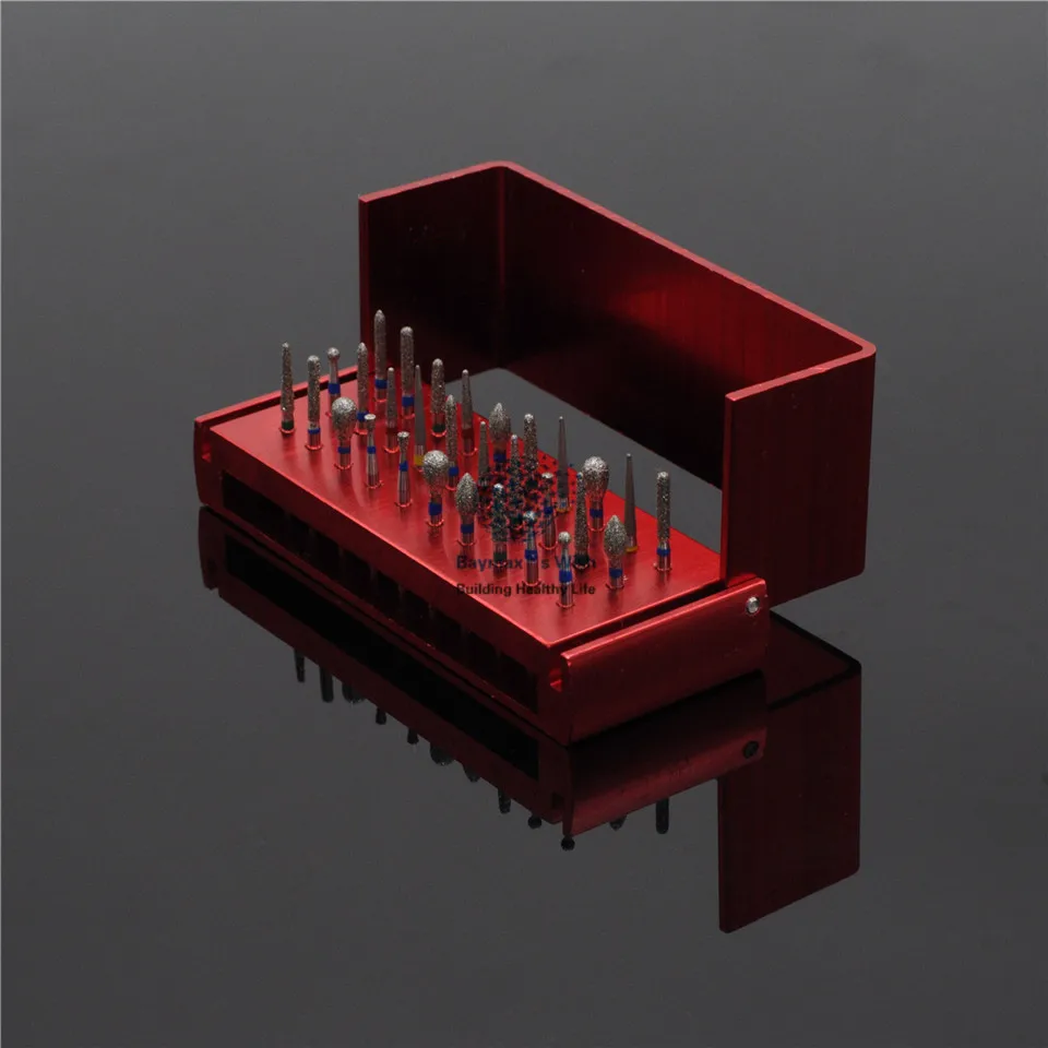 Для стоматологической дезинфекции Burs Holder Block и 30 шт. алмазная полировка FG1.6mm |