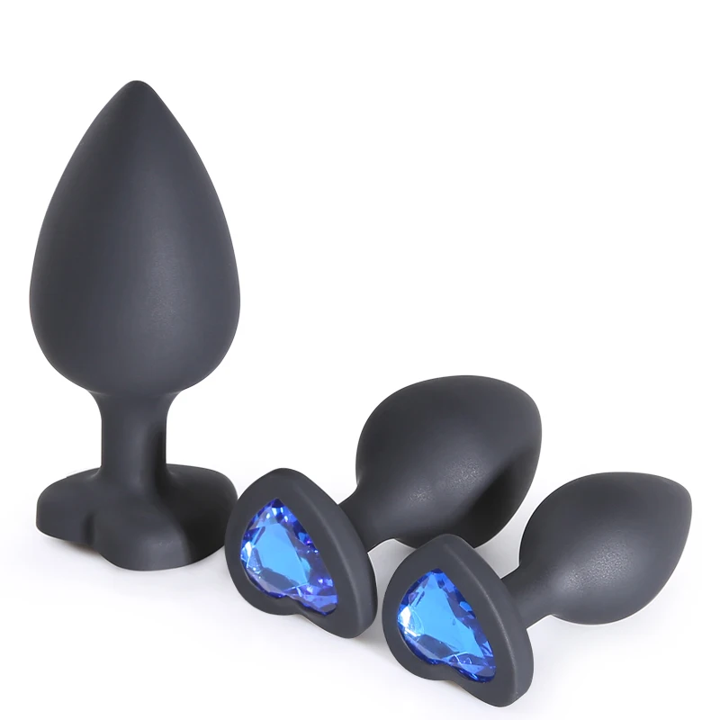 Silicone Bullet Dildo Vibrator Anal Sex Toys Crystal Smooth Butt Plug Backyard Bead Male Masturbation Intimate Erotic Adult | Красота и