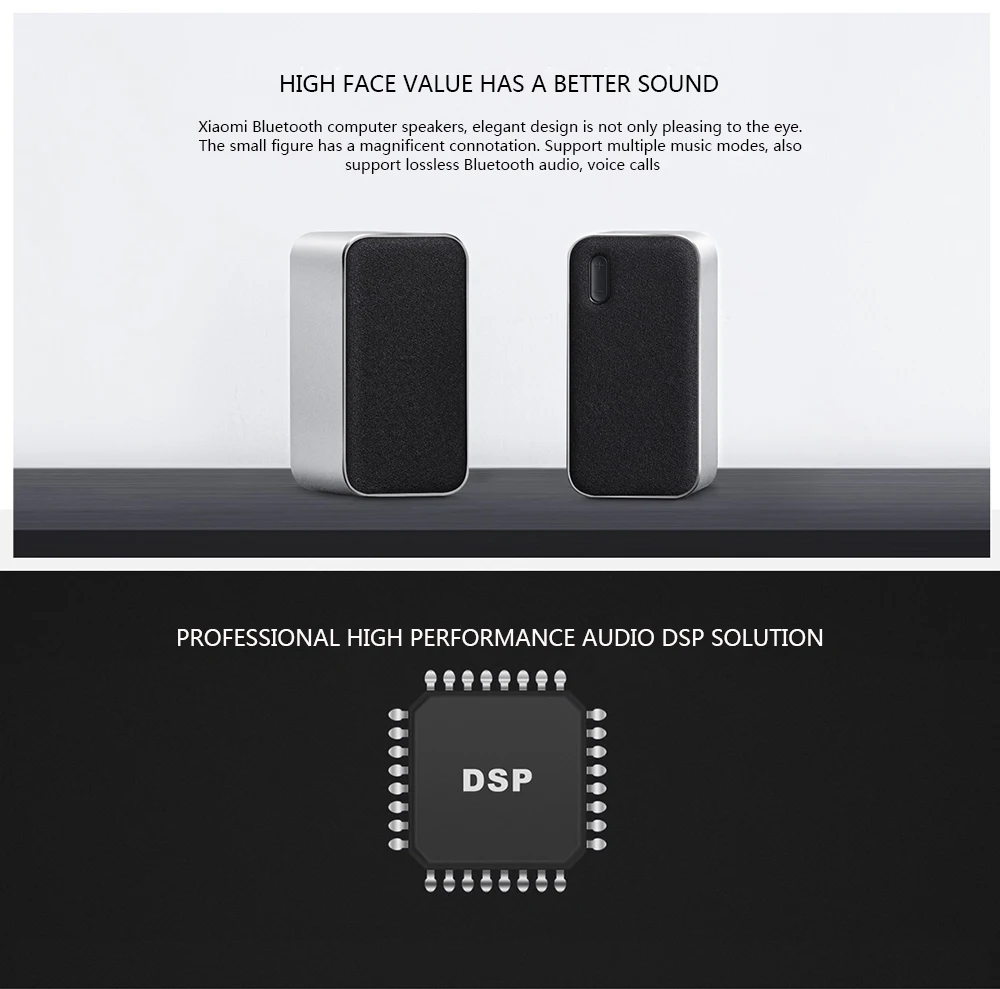 Xiaomi Беспроводная Bluetooth Колонка Беспроводная Soundbox колонка с микрофоном с двумя 12 Вт приводами стерео бас динамик для ПК ТВ ноутбуков телефонов