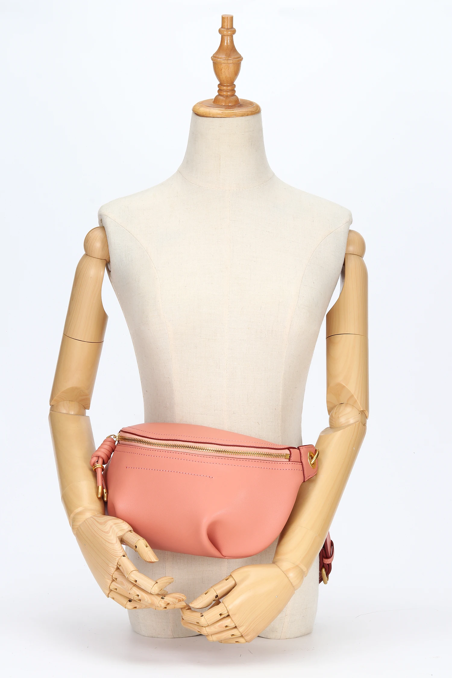 BRIGGS Waist Packs Genuine Leather Crossbody Bags For Women Chest Bag Luxury Handbags Women Bags Designer Ladies Purse