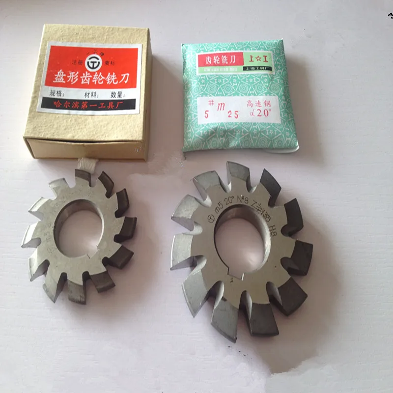 Фреза HSS Gear режущий модуль M3.5 N01-NO8 8 шт./Let 27 мм Angle 20 | Инструменты