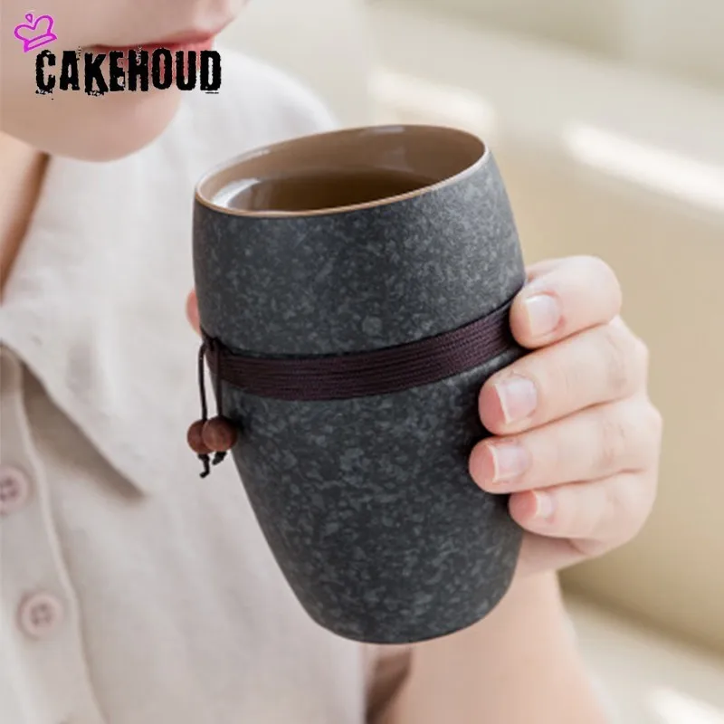 CAKEHOUD простая чайная чашка керамическая с крышкой фильтр чайная чашка офисная Питьевая чашка портативный дорожный чайный набор кунг-фу Питьевая утварь