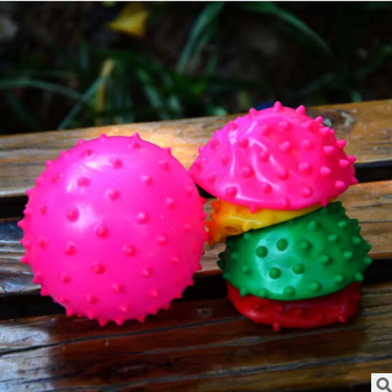 

2017 New Design Inflatable Ball Bouncing ball Massage Ball Soft for Palm Feet Arm Neck Back Hedgehog Kindergarten Patted Ball