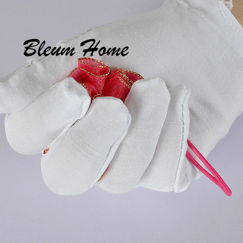 Bleum Home/2 предмета подарок для девочек сферический цветок Золотая кружевная лента