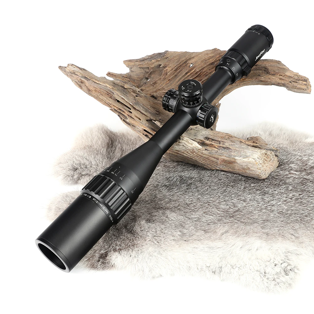 JouFou 4-16X40 AOL Охота прицел RGB подсветкой тактический оптика с многослойным