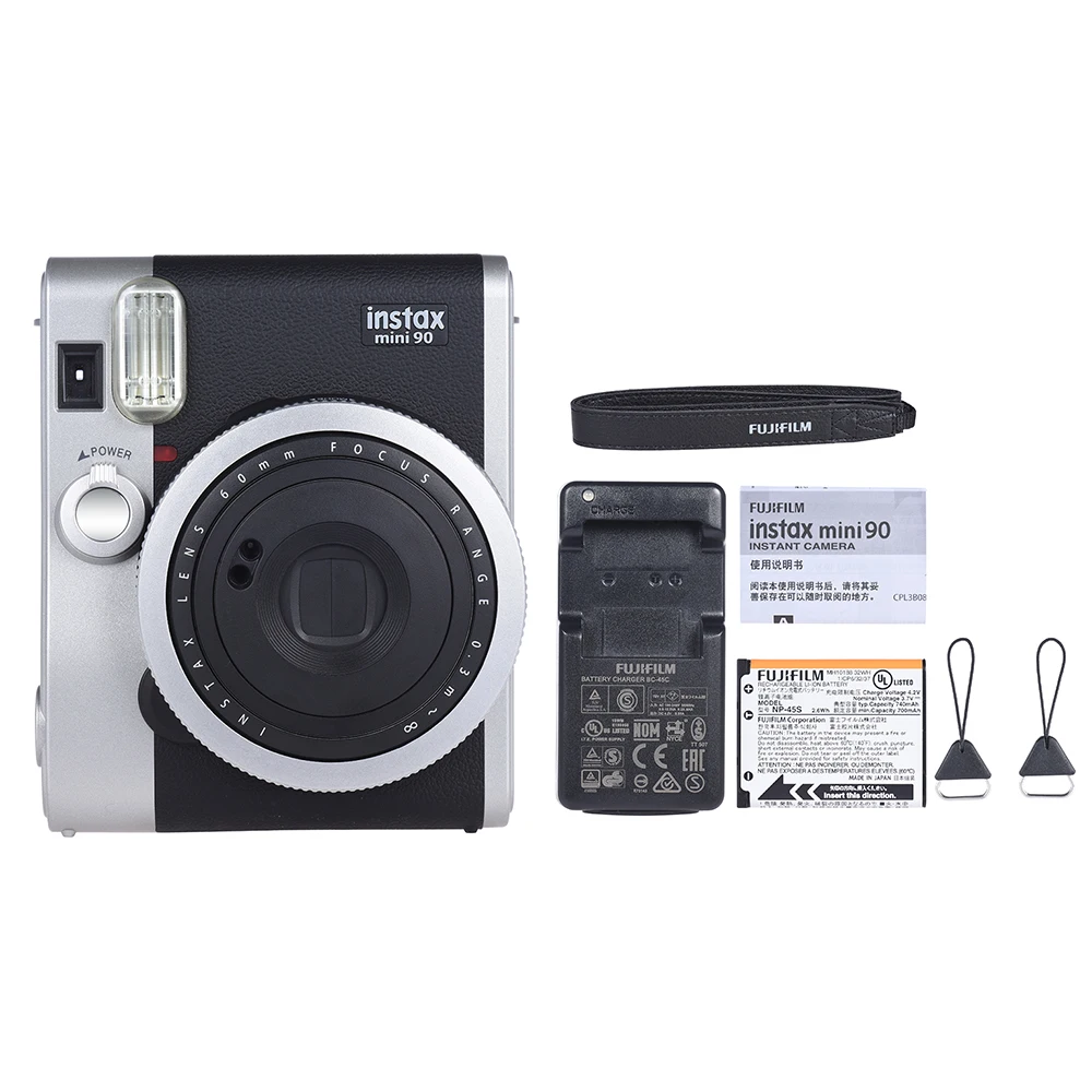 Fujifilm Instax Mini 90 Neo классическая фотокамера с ЖК-дисплеем для макросъемки с двойным затвором