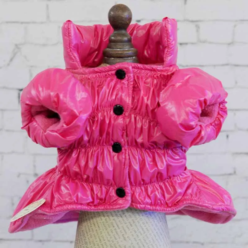 Теплая Зимняя юбка-пачка принцессы с бантом для собак и кошек свадебное платье