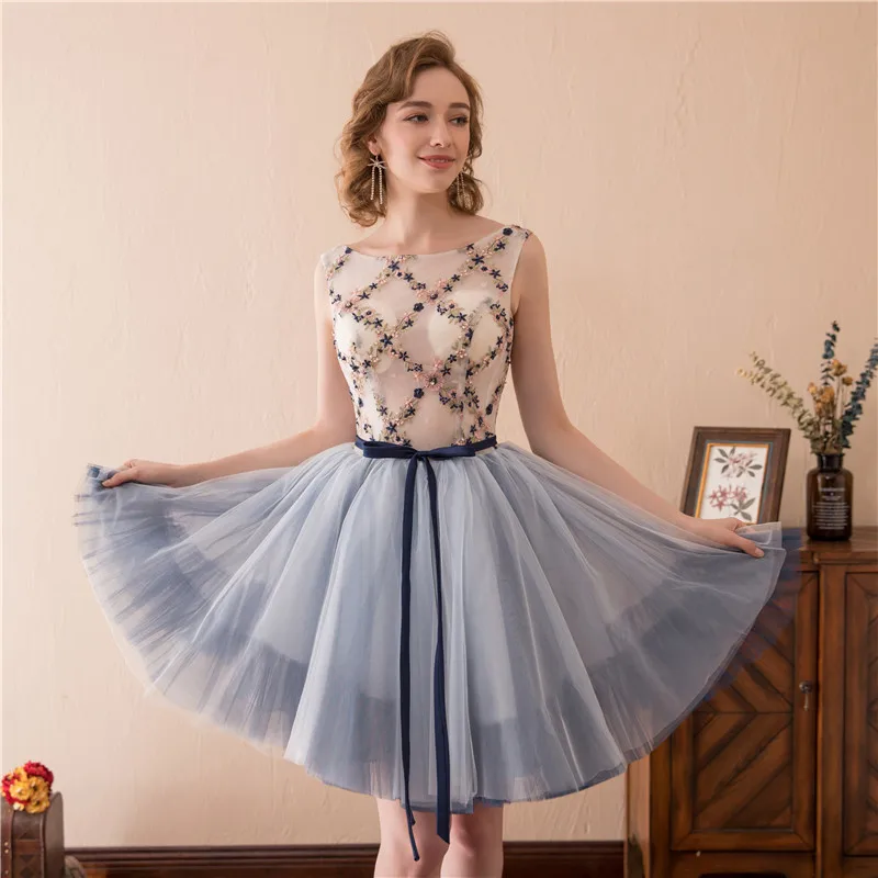 Короткие Коктейльные мини платья Forevergracedress платье из тюля без рукавов большие