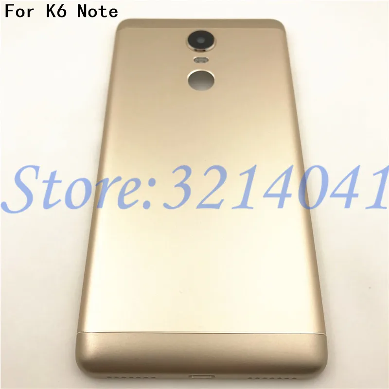 Задняя крышка корпуса для Lenovo K6 Note 5 дюйма без кнопок регулировки громкости и