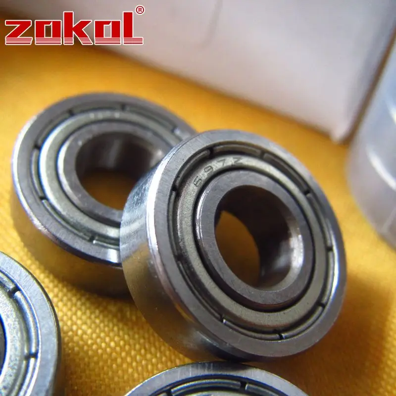 ZOKOL 697 ZZ подшипник Z 697z Z1 миниатюрный радиальный шарикоподшипник 7*17*5 мм|bearing