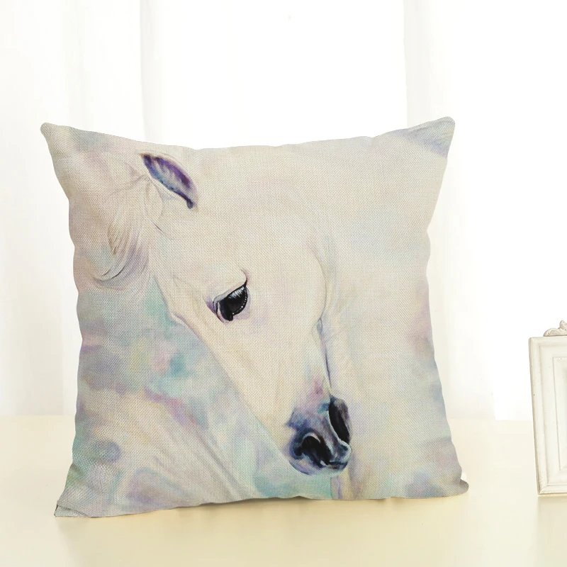 2017 новое поступление креативная модная подушка с лошадью наволочка для дома