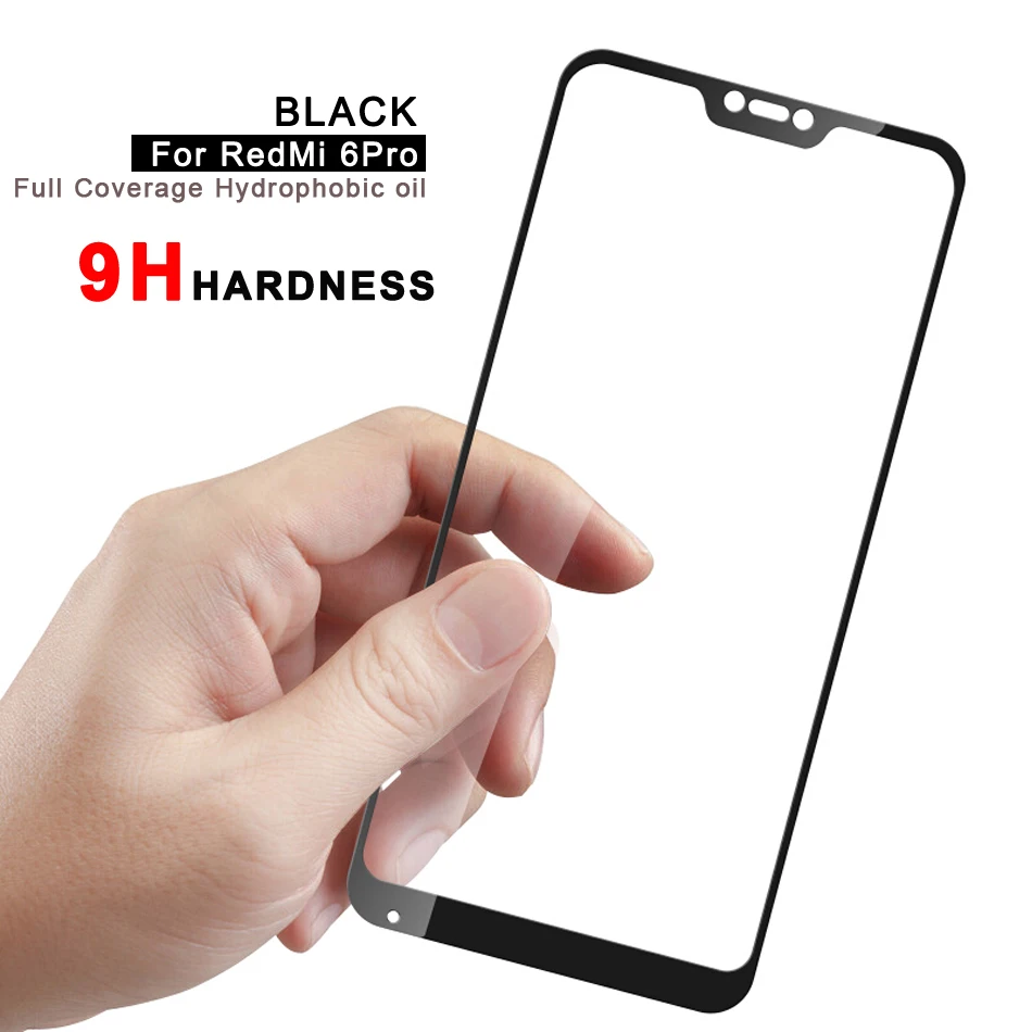 Защитная пленка для экрана CHOETECH Xiao mi Red 6 Pro 9H HD с полным покрытием из закаленного