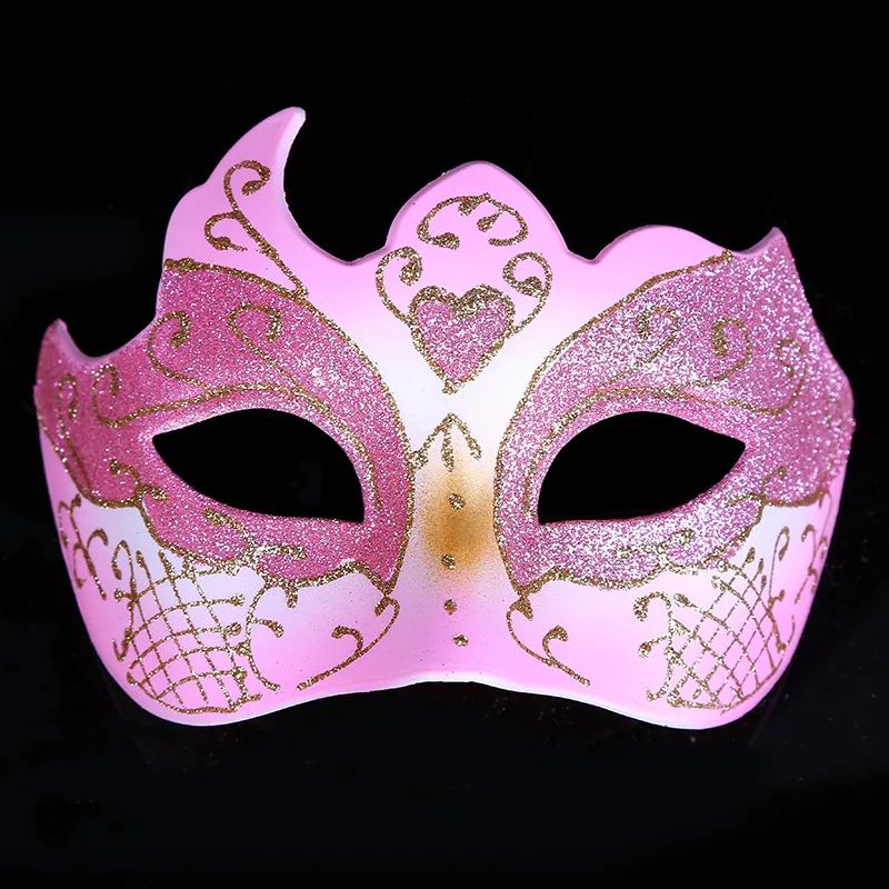 GNHYLL новая золотая Маскарадная маска Mardi Gras Note маска для женщин Венецианская маска Половина лица Венецианский шар маска для Хэллоуина Рождество