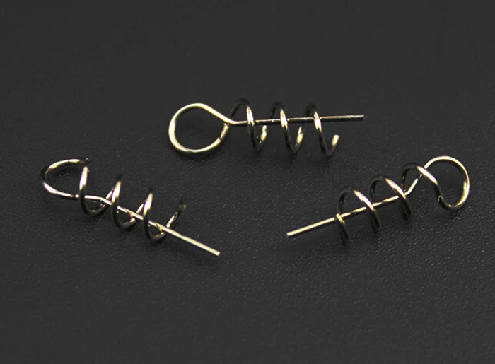 30 шт./лот Мягкая приманка пружинный замок булавка кренк и фиксированная защелка