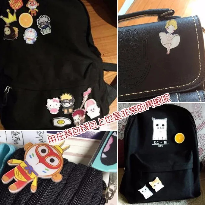 Япония Харадзюку акриловая брошь красивая девушка красивый мальчик фигурка