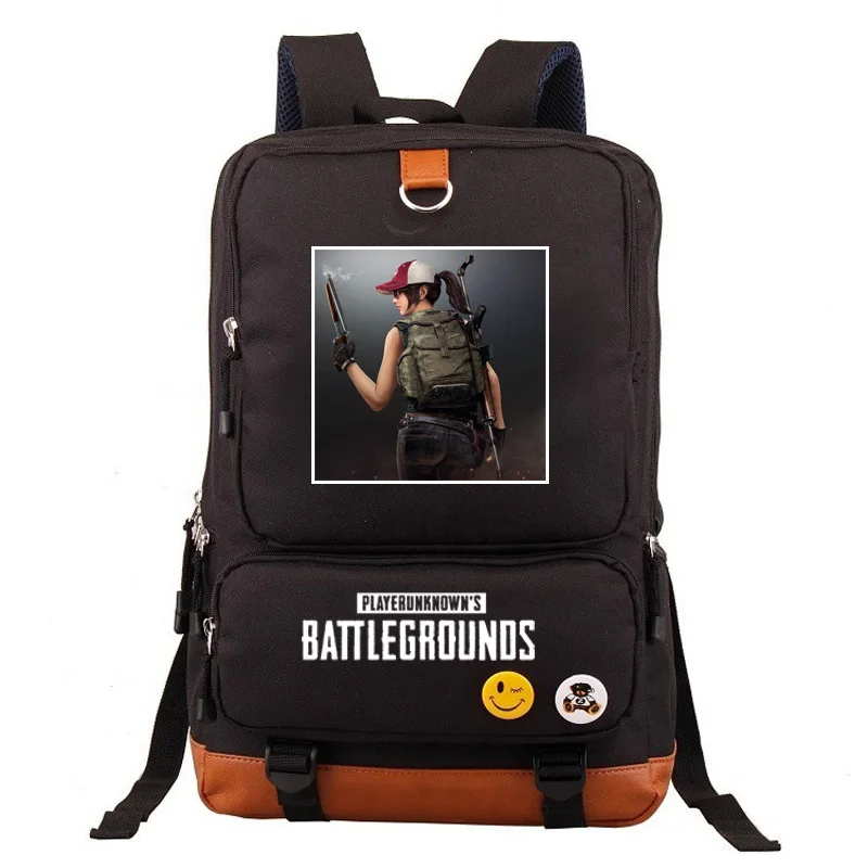 Горячая игра PUBG BATTLEGROUNDS Куриный Ужин мальчик девочка школьная сумка для женщин рюкзак для подростков холст мужской студенческий рюкзак