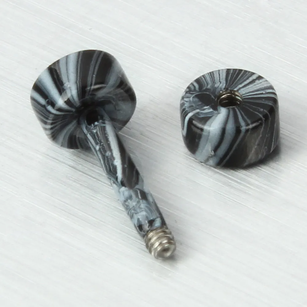 10 шт. шарообразные серьги из нержавеющей стали пирсинг для ушей в форме гантели