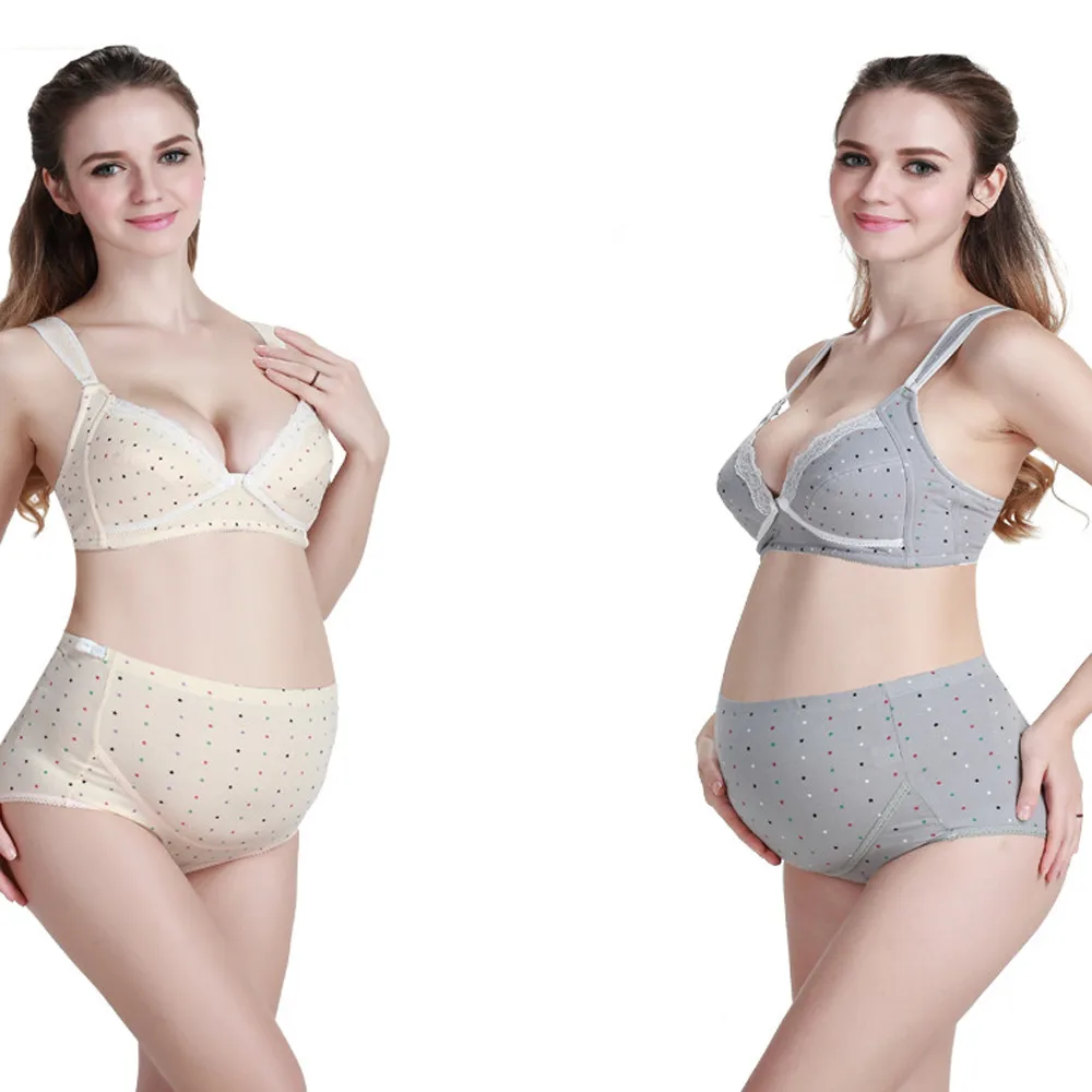 Бюстгальтер для кормления без косточек с принтом беременных | Мать и ребенок