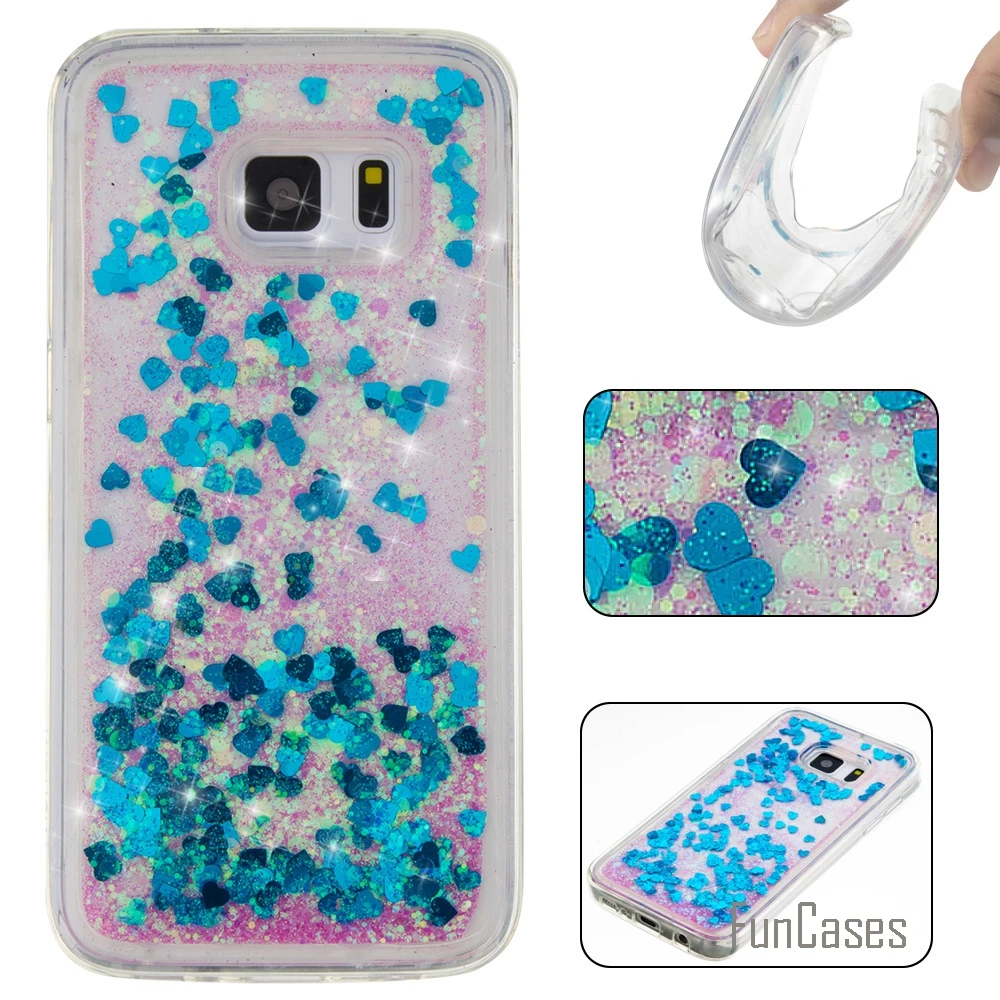 Coque аксессуар любовь сердечко Звезды Мягкий ТПУ чехол для телефона samsung Galaxy S7 с