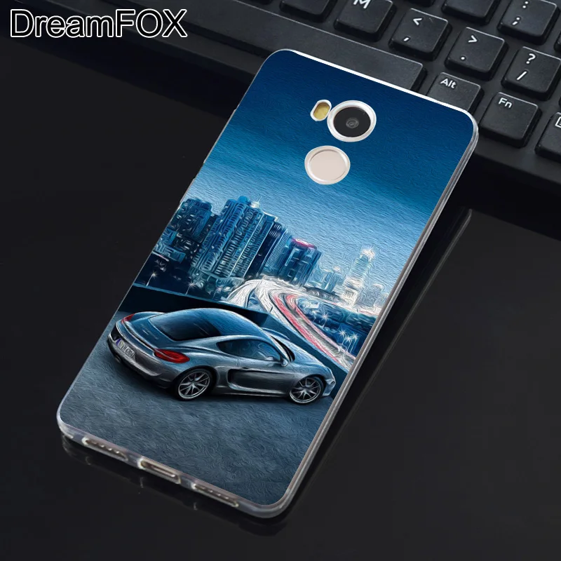 DREAMFOX M294 по форме спортивного автомобиля силиконовый чехол-накладка из мягкого