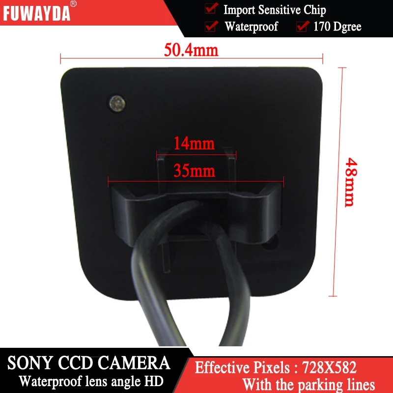 FUWAYDA беспроводной цвет для SONY CCD чип Автомобильная камера заднего вида Mazda 6 3 CX 7 9 + 4