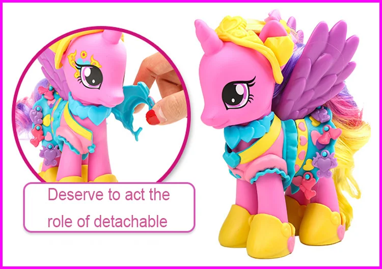 My Little Pony фигурка малыша на шею вращающаяся игрушка принцесса девочка горячие игрушки подарок на день рождения игрушки для детей Детские игрушки подарок на день рождения