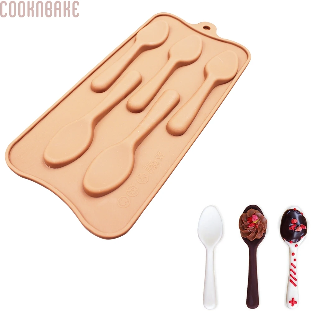 COOKNBAKE DIY силиконовая форма 5 решеток новый стиль ложка сделай сам шоколадные формы