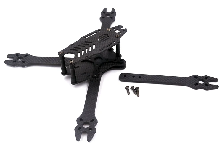 Мини FPV F2 mito 210 рама из чистого углеродного волокна разборная для гоночного дрона
