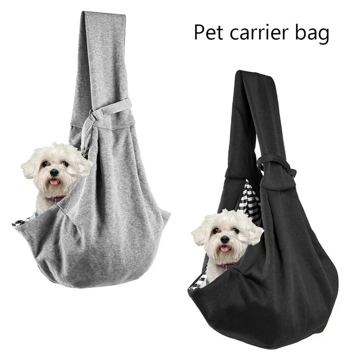С рисунком собачки и котика Слинг Сумка Ручной Бесплатная Pet Carrier Travel Tote мягкие