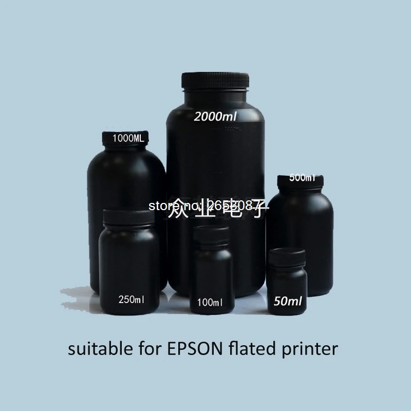 6 шт. 50 мл новые пустые бутылочки для чернил высококачественные Бутылочки УФ