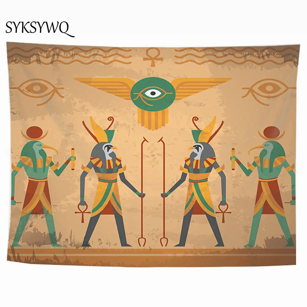 Египетский настенный гобелен Ennead настенное одеяло с рисунком Исиды Древняя