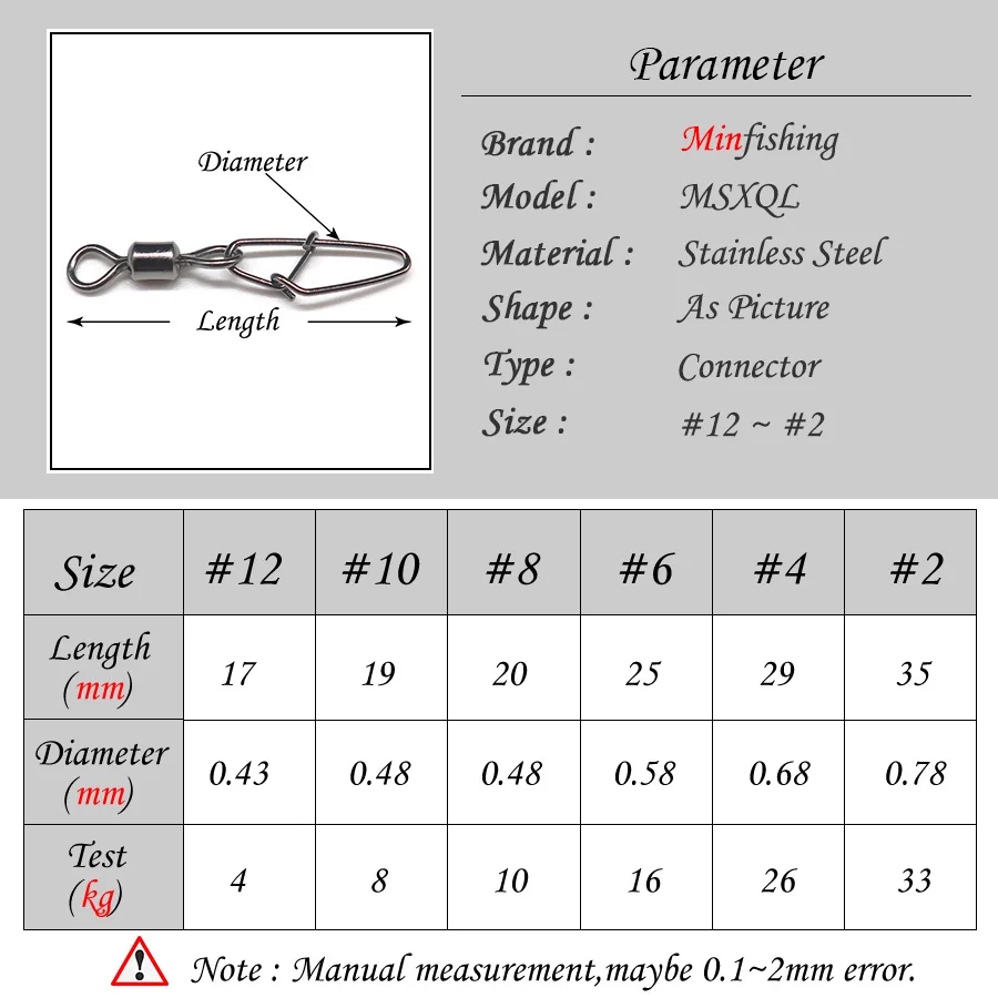 50 шт. рыболовный Вертлюг из нержавеющей стали|swivel ball bearing|swivel bearingswivels fishing |