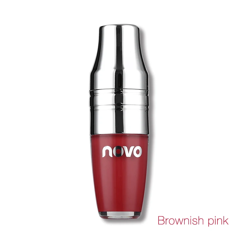 Brownish pink НОВО бренд 6 Цвет кроссовки на воздушной подушке блеск для губ Макияж Питательный сочные шейкер блеск для губ Губная помада, Водонепроницаемый-долговременная губная помада косметический - Цвет: Brownish pink