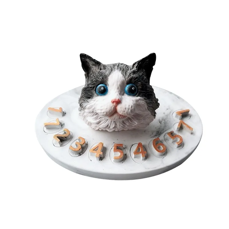 Ragdoll силиконовая форма в форме кошки для торта искусственная украшения