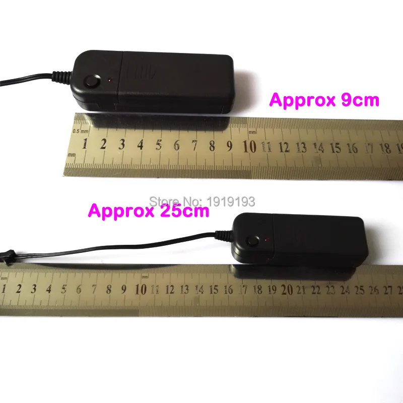 2AA питание от аккумулятора 5 м Светодиодная лампа 10 видов цветов EL провод веревка