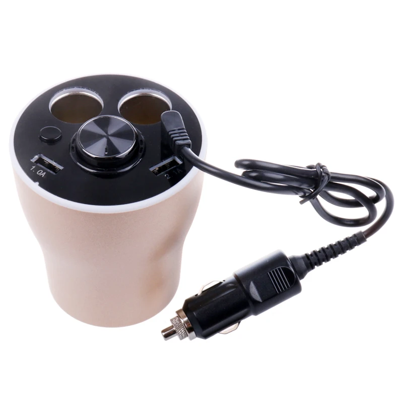 Высокое Качество Универсальный 2 Порта 1A-2.1A Dual USB двухстороннее Автомобильного