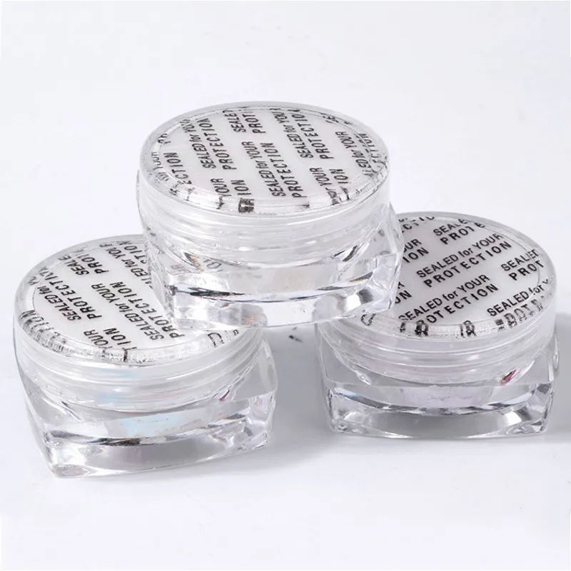 0 2 г/банку прозрачный хлопья хамелеон ногтей порошок с блестками Нерегулярные