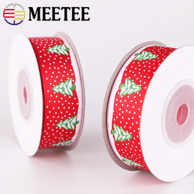 Meetee1шт (1 шт = 9 м) 20 мм Двусторонняя лента DIY Рождество Новый год Украшение