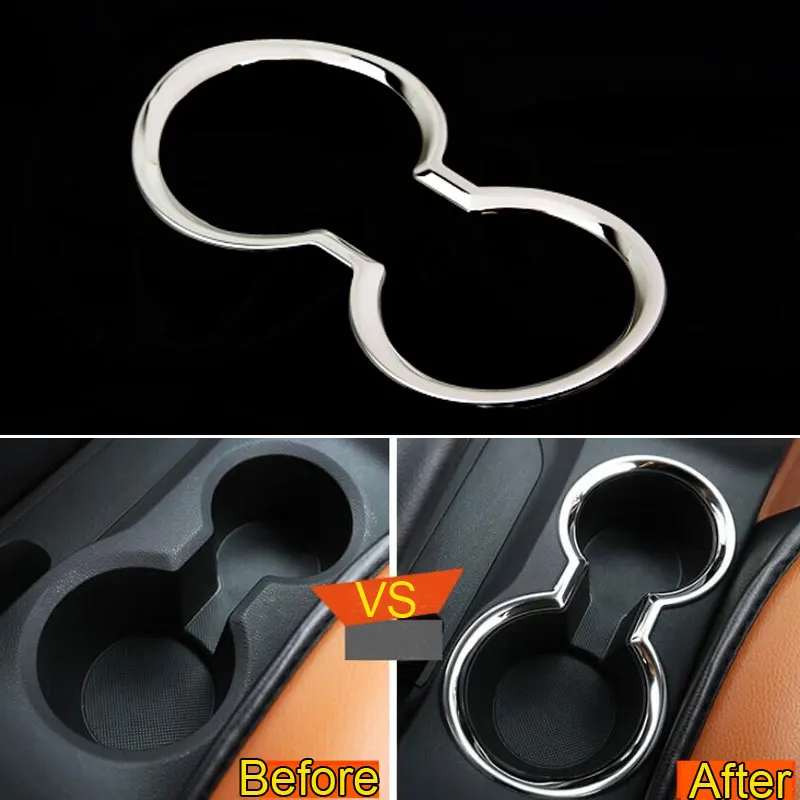 Автомобильный держатель стакана для воды из нержавеющей стали декоративная