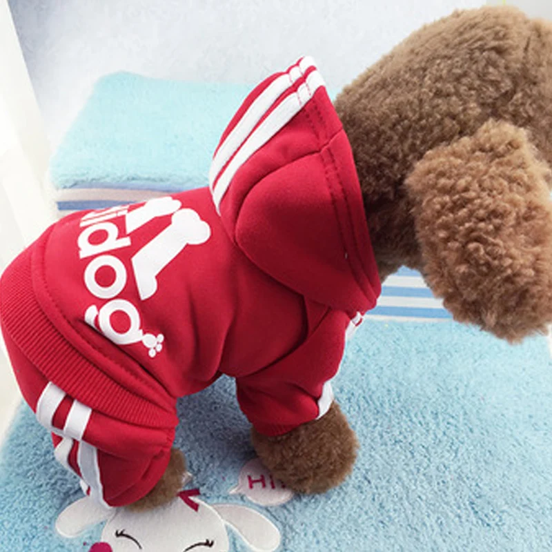 Одежда для чихуахуа зимняя одежда домашних питомцев с четырьмя ногами толстовки