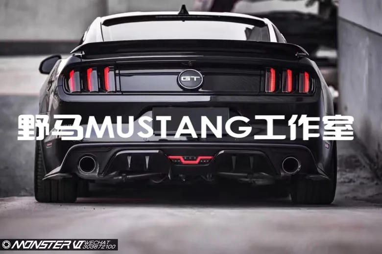 Подходит для заднего спойлера из углеродного волокна 15 17 ford mustang GT350R GT550|spoiler