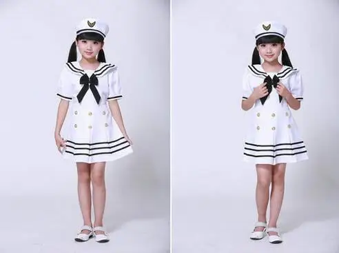 2020 костюм моряка Детский для Хэллоуина карнавальный милое платье детское