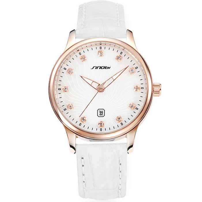Sinobi женские часы красный мода повседневная кварцевые relogio женщина для montre femme reloj