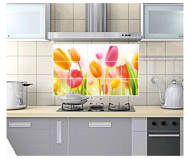 Тюльпан Цветок кухонное украшение для дома маслостойкая высокотемпературная