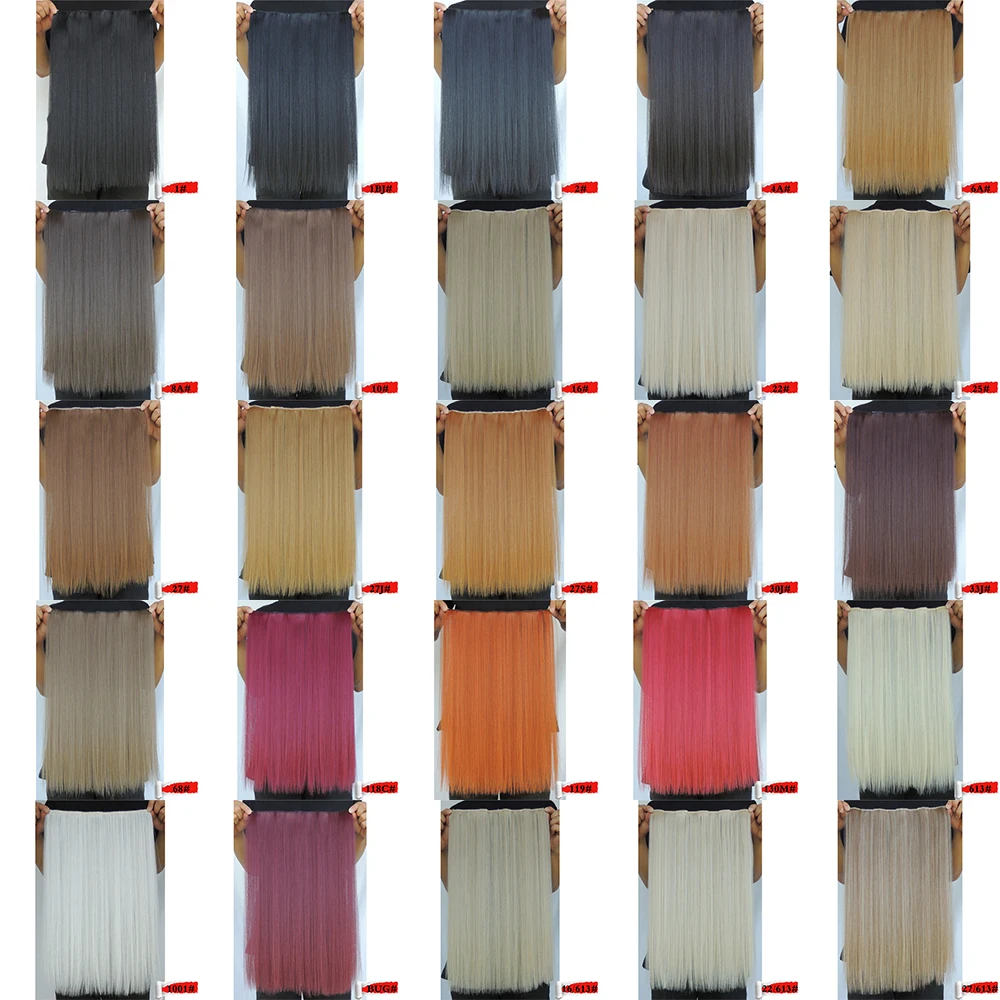 Парики Применяются Волокна Волос Ткачество Быстрая Клип в Мега Хаара Тикают