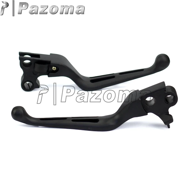 

Black Motorcycle Slotted Wide Blade Brake Clutch Lever Set for Harley Blackline Breakout Dyna Super Glide Fat Bob Motorbikes