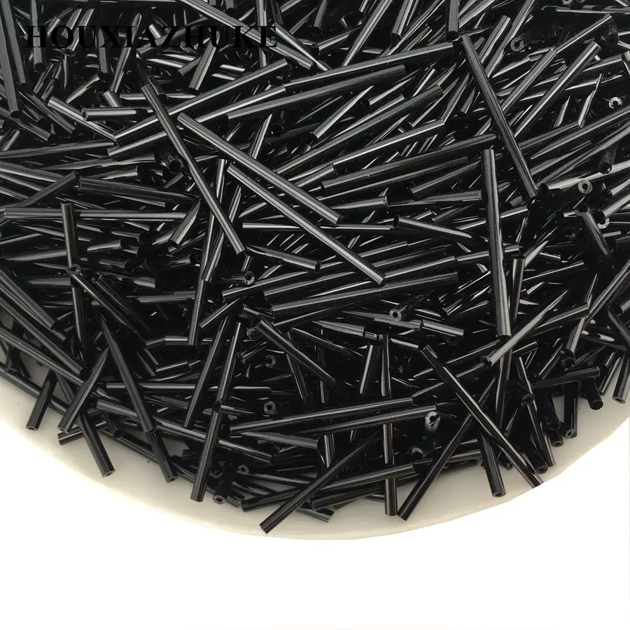 Стеклянные бусины для украшения одежды ручной работы длина 30 мм диаметр 2 мм|beads