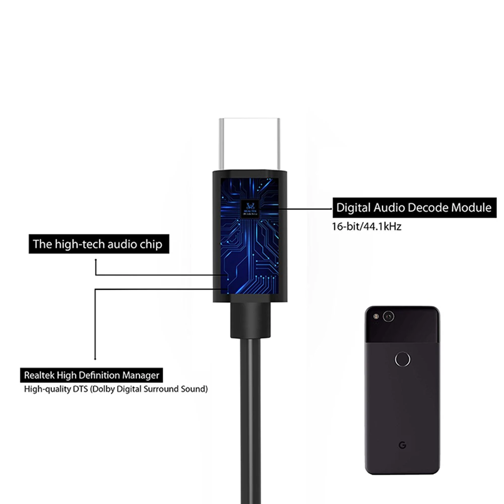 Адаптер кабеля для наушников ACCGUYS Type C 3 5 мм с разъемом USB папа AUX аудио разъем Google