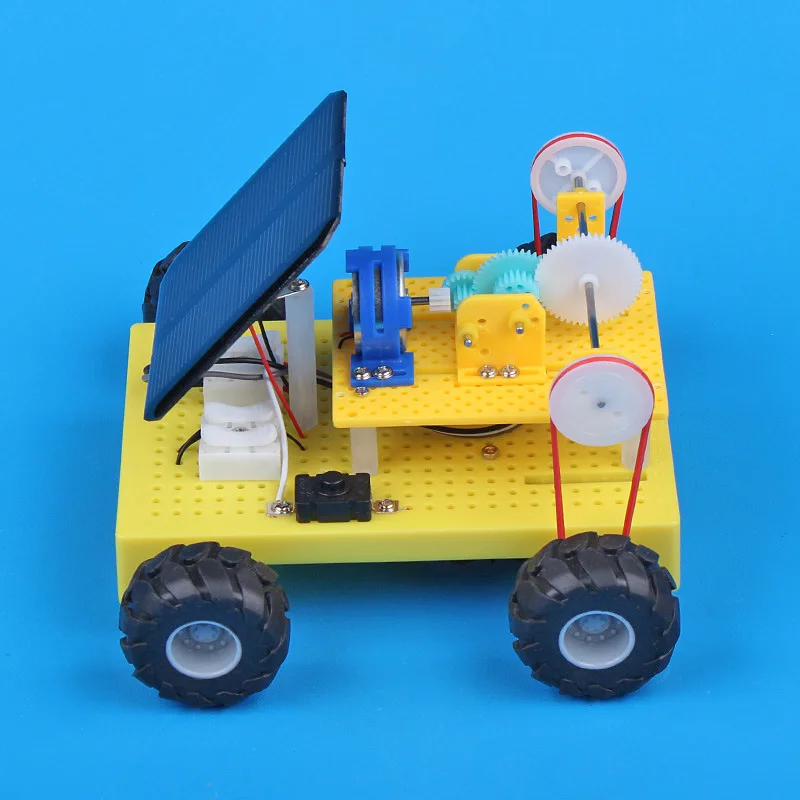 Solar Toy Car Children's Educational Science Experiments on Small Plastics Making by Hand Technology | Игрушки и хобби